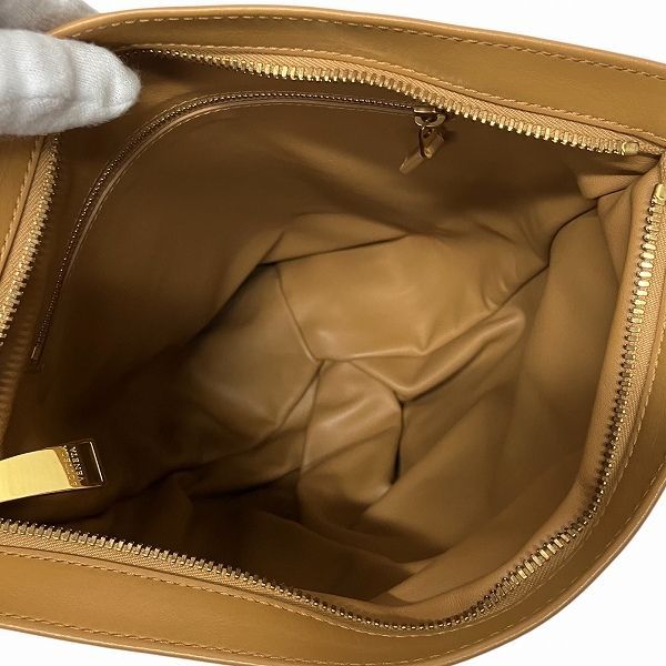 Bottega Veneta Twist 607964 Camel Bag Handbag Clutch Bag Women