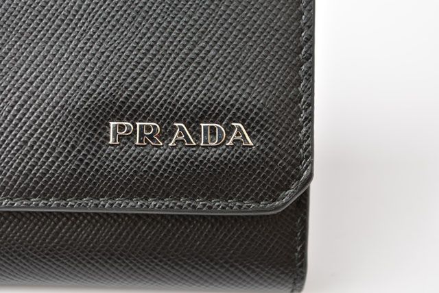 Prada Outlet Key Case Prada Key Holder 2m0025 Saffiano Corner Shape Push