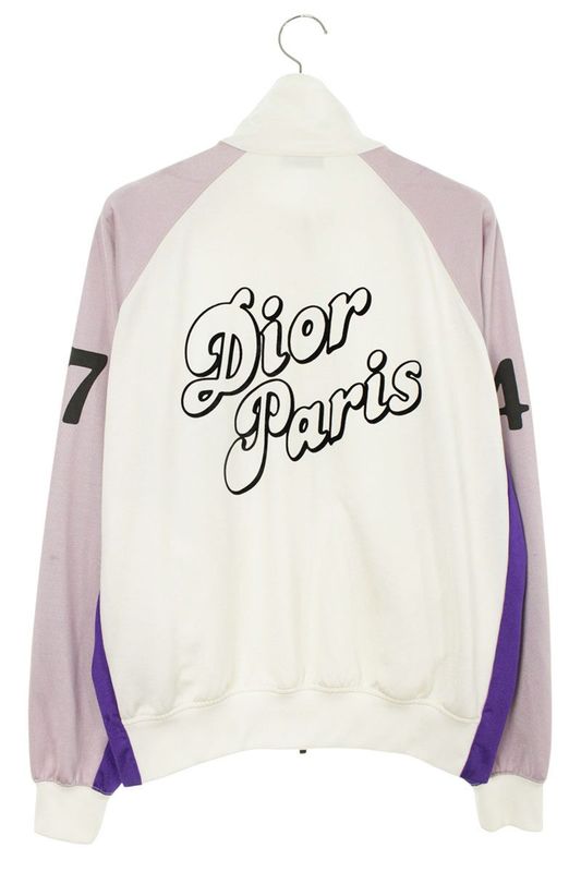 Dior X ERL 23AW 313j431a0809 Zip Up Logo Track Jacket Men's M