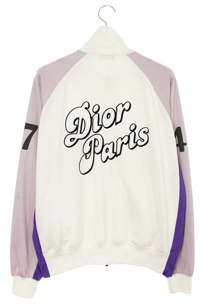 Dior X ERL 23AW 313j431a0809 Zip Up Logo Track Jacket Men's M