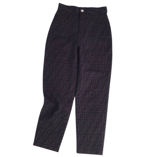 Vintage Fendi Pants Long Pants Zucca Print Na