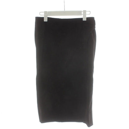 Gucci Tight Skirt Knee Length Suede 38 Brown