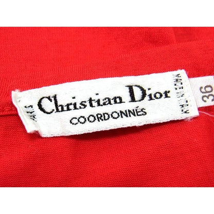 Christian Dior 100% Cottohort Sleeve T-Shirt Top Size 36 — view 3