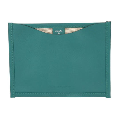 Hermes Flaneur Forever Pouch Vosuift Toile Ash Green Beige