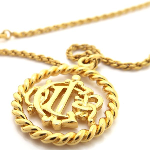 Christian Dior Necklace GP Logo Vintage Christian Dior