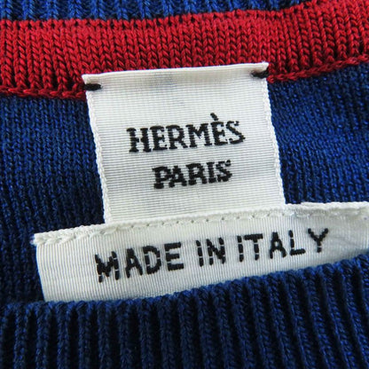 Hermes 23SS 3e2810dv Silk Chaine D'ancre Short Sleeve Knit/ Short Sleeve Knit