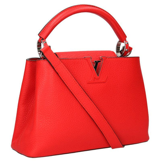 Louis Vuitton M94754 Parnacea Capucines BB Taurillon Leather Ruby Shoulder Bag