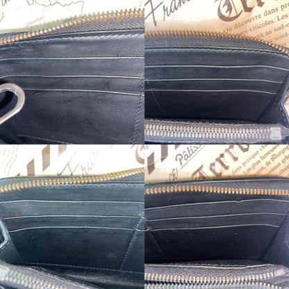 Bottega Veneta Wallet Round Intre Black Leather Card Coin — view 13