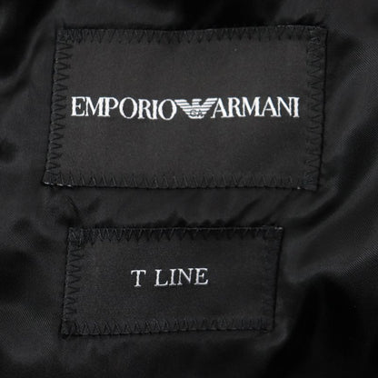  Emporio Armani Emporio Almaani T LINE 100% Wool Black Tag Woven Pattern