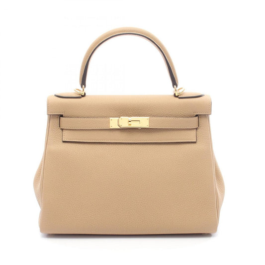 Hermes Handbag Kelly 28 Trench Leather