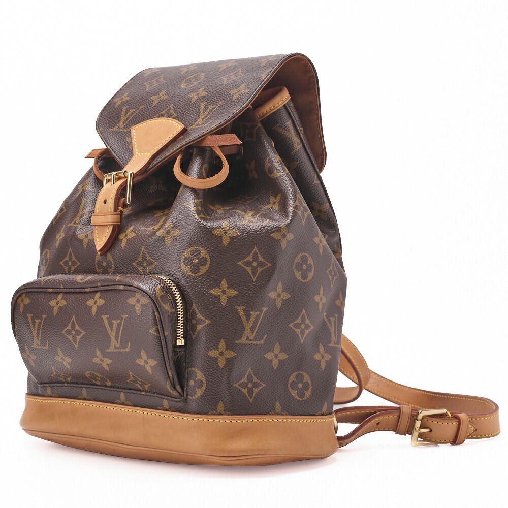 Louis Vuitton Monogram Montsourisーmm Backpack Brown (gold Hardware) Shoulder