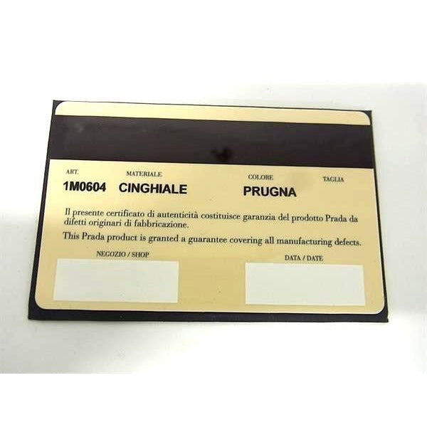 Prada Key Case Purple Leather Zip Around 6 Rows Silver — view 2