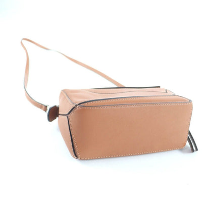 Loewe Puzzle Edge Bag Mini Tan Anagram Calf Leather 2-Way Bag — view 3