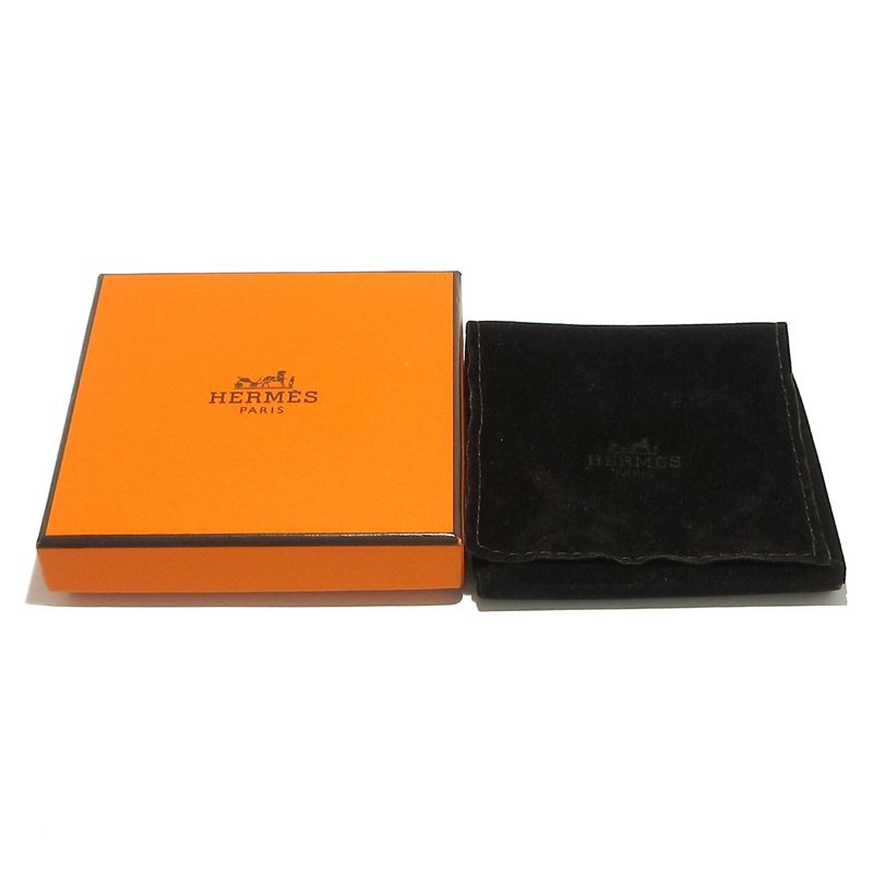 Hermes Bangle Click H Silver X Light Pink