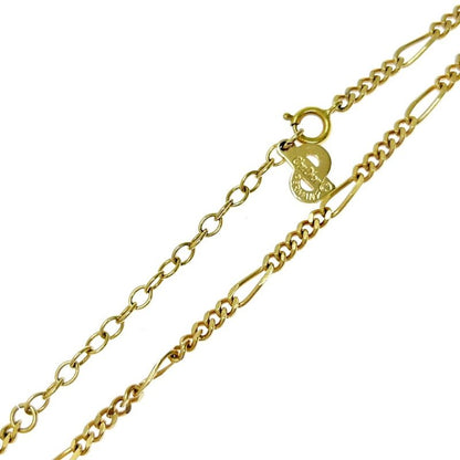 Christian Dior GP Dior Logo Plate Necklace Women's Gold 372398 Necklace