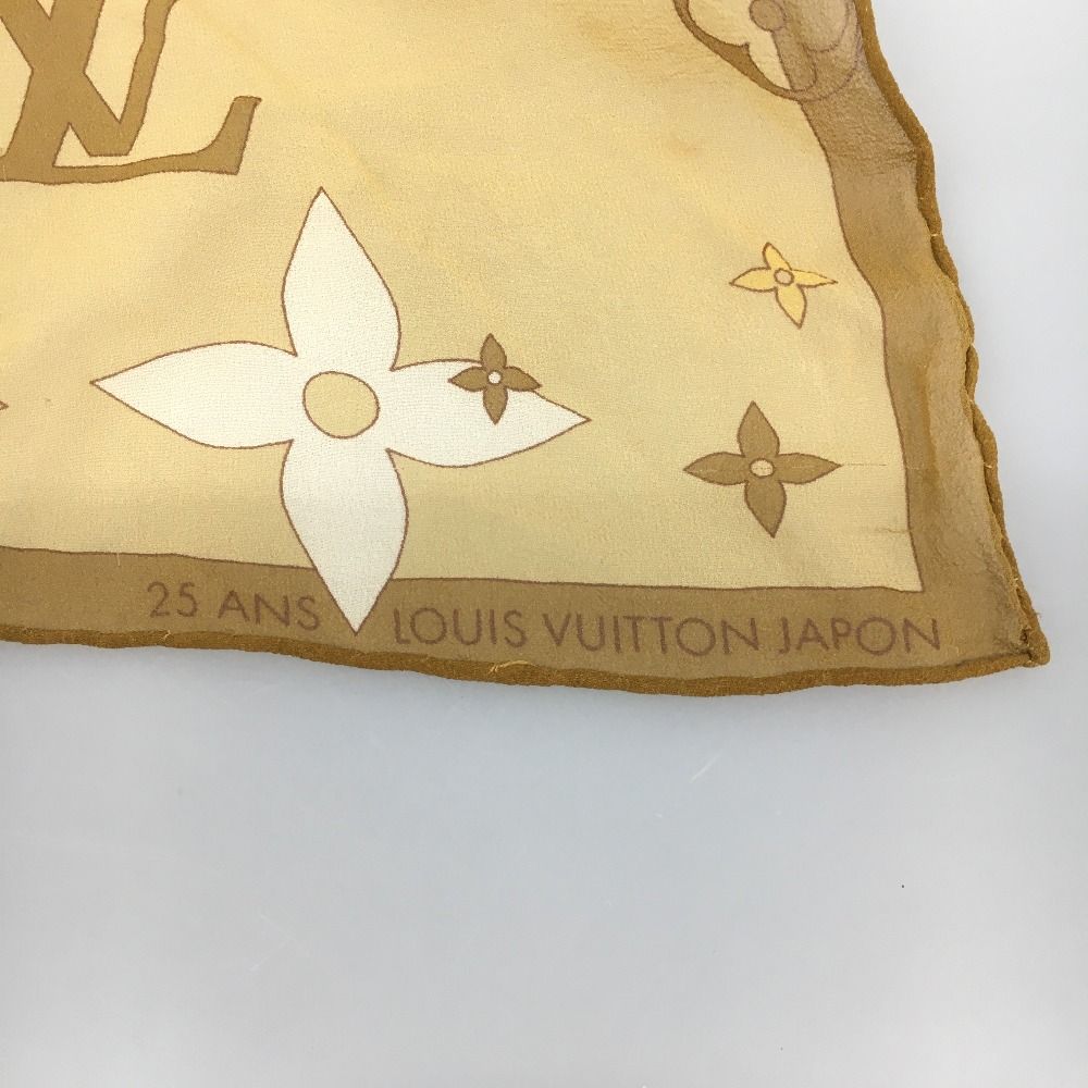 Louis Vuitton Scarf Monogram Pattern Beige