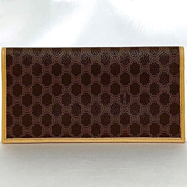 Celine Bifold Long Wallet Ec21979 Brown Beige Macadam