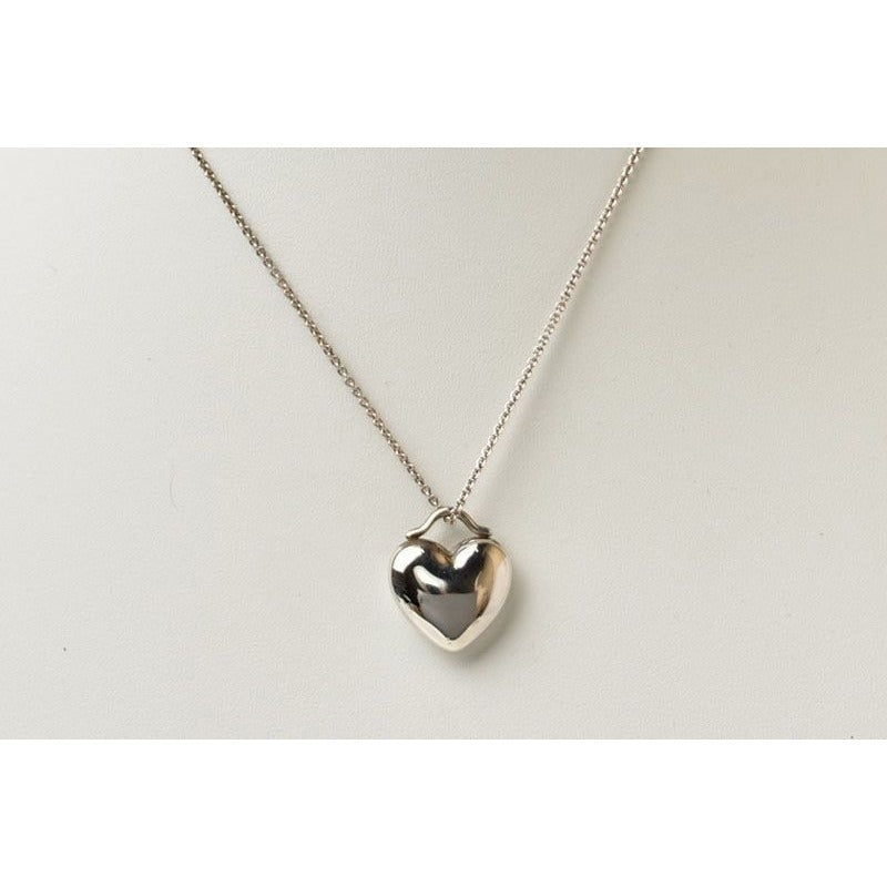Tiffany & Co Necklace Pendant Silver Sentimental Heart