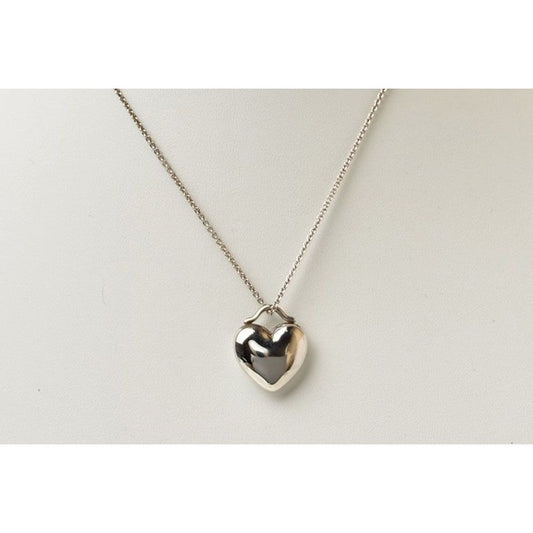 Tiffany & Co Necklace Pendant Silver Sentimental Heart