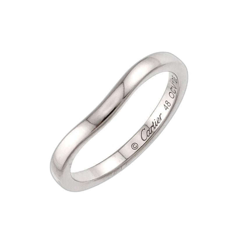 Cartier Ballerina Cab 48 Ring Width Pt Platinum