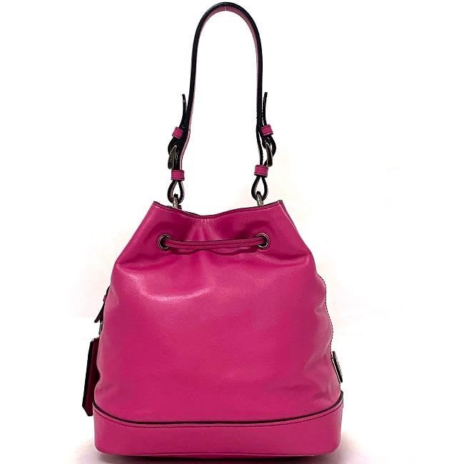 Prada Draw String 2-Way Bag Pink Fuxia Fuchsia Bn2785