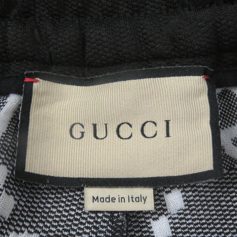 Gucci 663569 Webline GG Jacquard Jersey Jogging Trousers GG Jersey Jacquard
