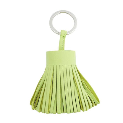 Hermes Key-ring Carmen Charm Pistachio Yellow Green Silva-hardware Key