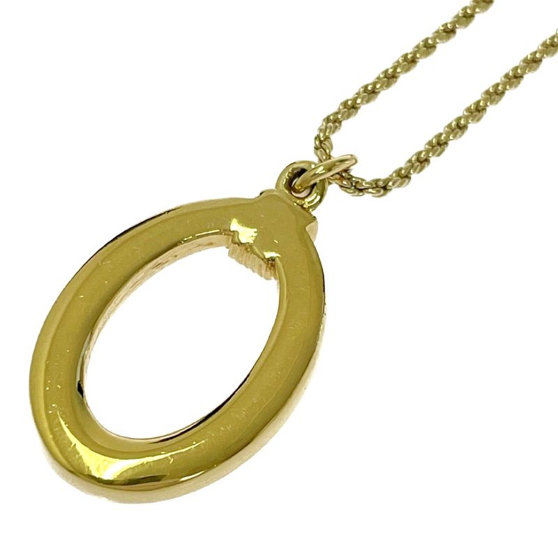 Christian Dior GP Oval Necklace Gold 459549 Necklace