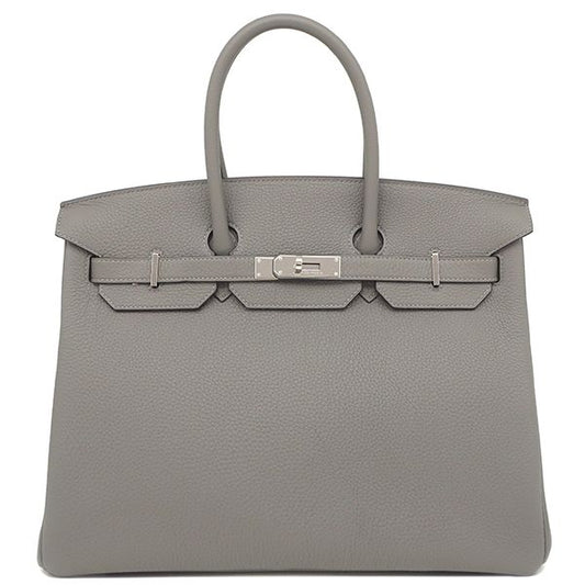 Hermes Handbag Birkin 35 Togo Grimeyer Silver Hardware Stamped B (2023) [box