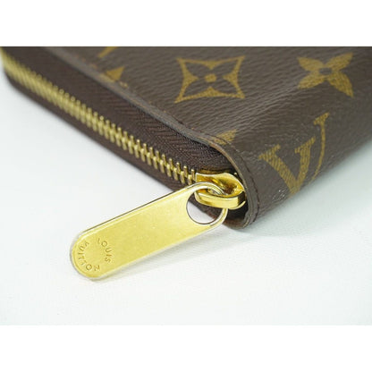 Louis Vuitton LV Zippy Wallet Monogram Zip Around Brown — view 6