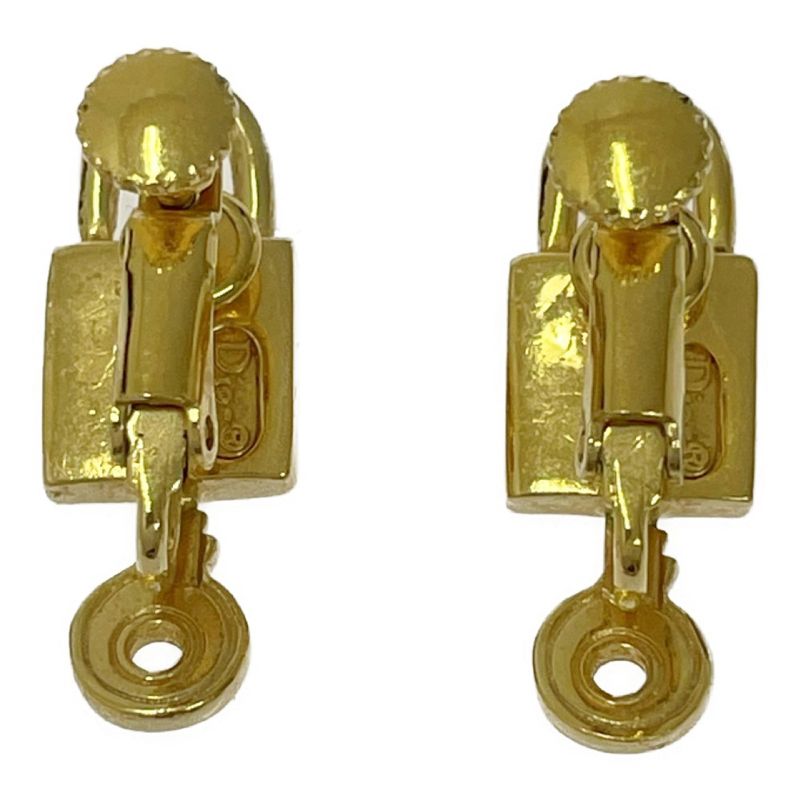 Dior GP Cadenas Motif Earrings Gold 445494 Earrings