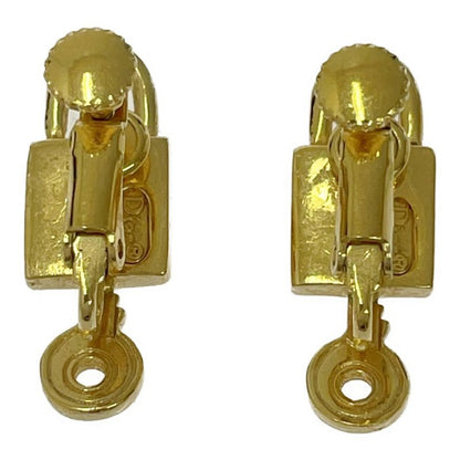 Dior GP Cadenas Motif Earrings Gold 445494 Earrings