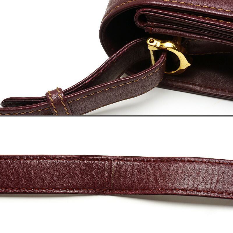 Cartier Shoulder Bag Must Bordeaux Crossbody