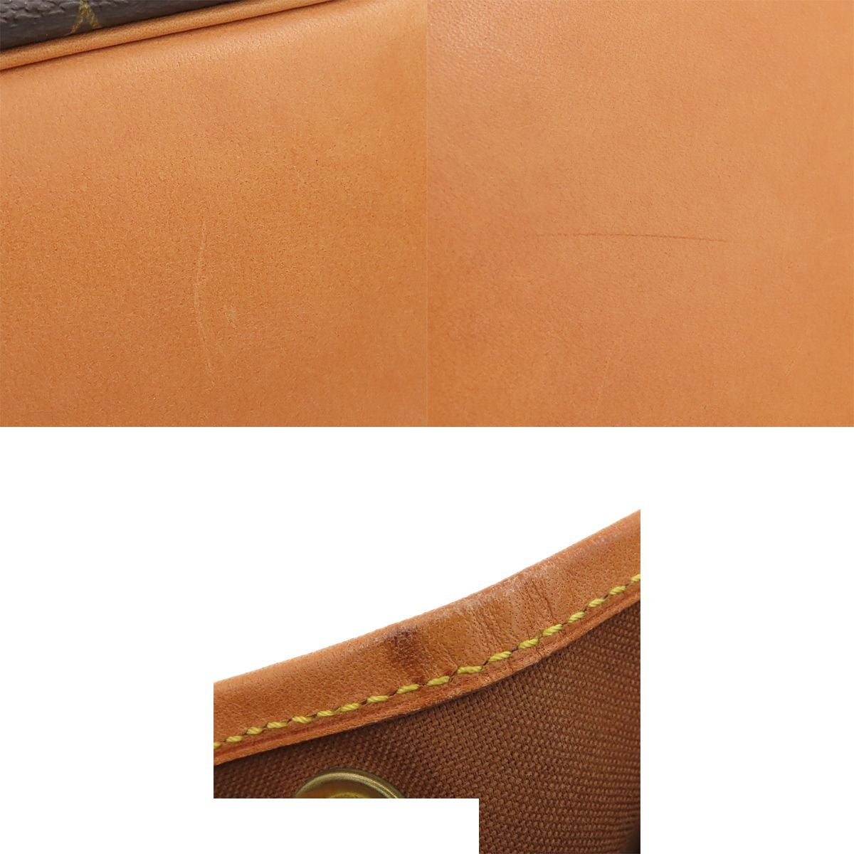 Louis Vuitton Petit Noe Brown Monogram Canvas Drawstring Shoulder Bag — view 7