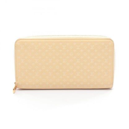 Louis Vuitton Round Wallet Zippy Nano Monogram Jaune Leather Yellow Ivory