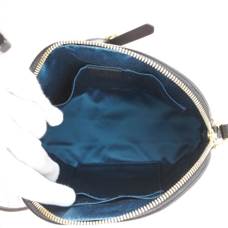 Gucci Ophidia 499621 Suede And Leather Hibisca Scuffed Unisex Shoulder Bag