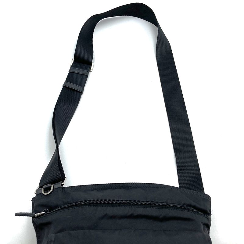 Prada Shoulder Bag Nylon Black Nylon Women Men