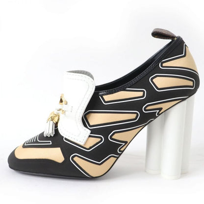 Louis Vuitton Swift Line LV Logo Hardware Tasseled Booties Multicolor 36 Women