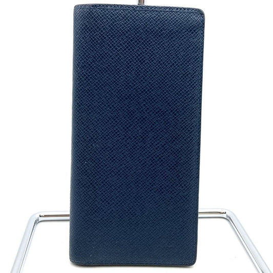 Louis Vuitton M61804 Portefeuille Alexandre Taiga Long Wallet Navy Leather