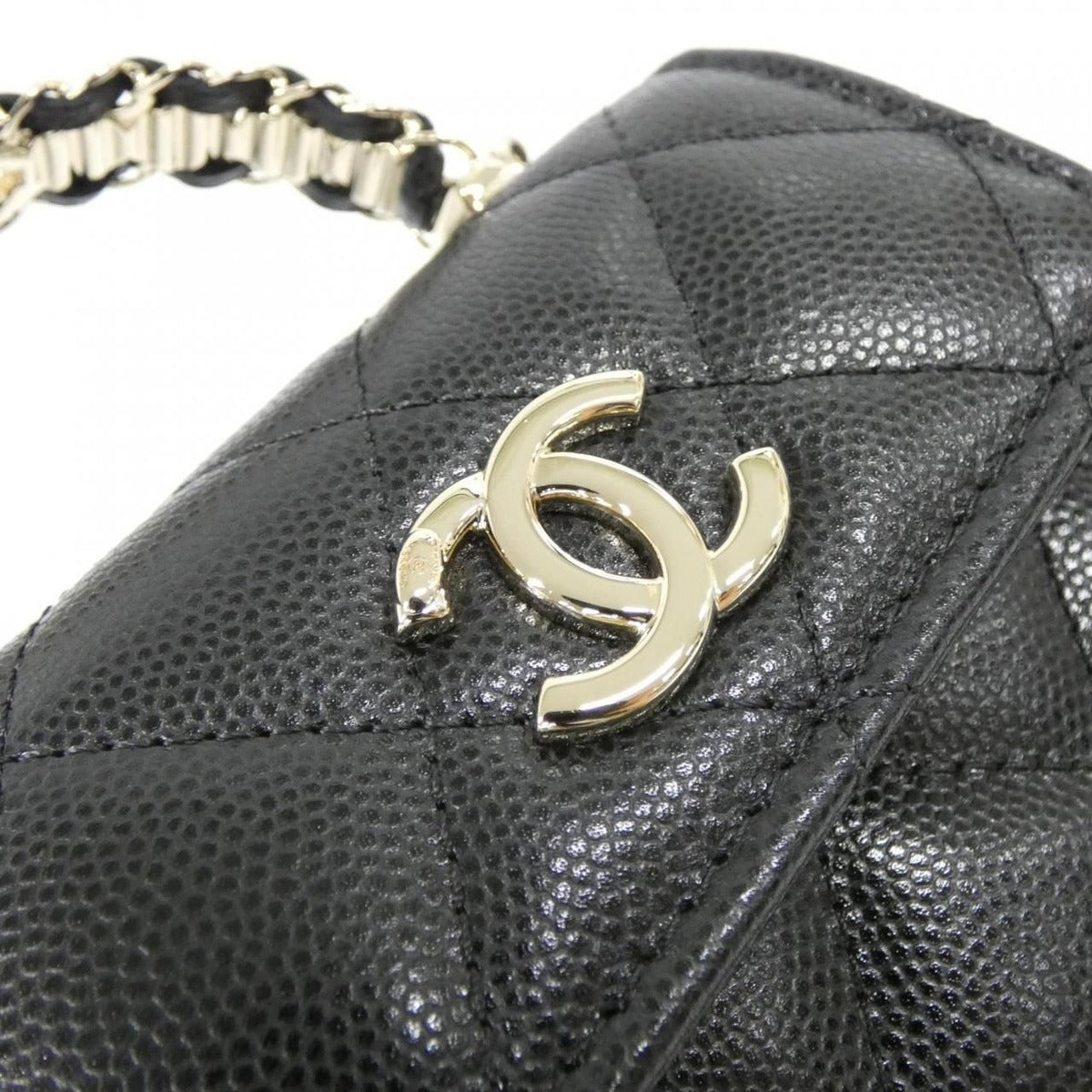 Chanel Chain Clutch Caviar Grained — view 4