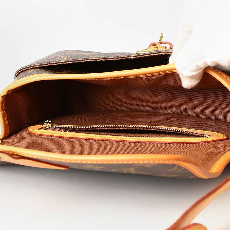 Louis Vuitton Shoulder Bag Sologne Brown Rank A