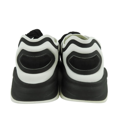 Chanel Sneakers Black White Fabric CC Logo Shoes — view 4