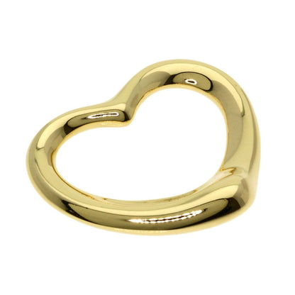 Tiffany & Co Open Heart Pendant Top 18K Yellow Gold