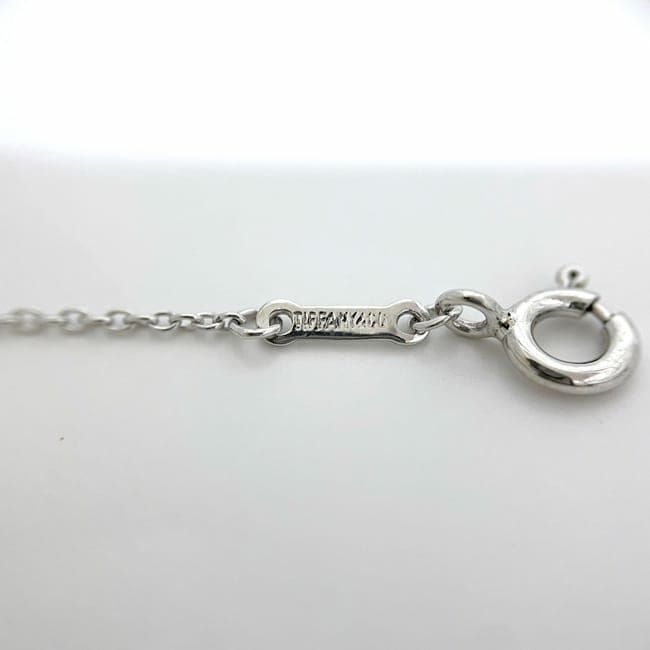 Tiffany & Co Open Heart Necklace Ec22787 Silver