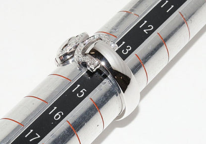 Cartier Ring 18K White Gold Diamond 30p(015ct) 2C Bouclece Ring B40710