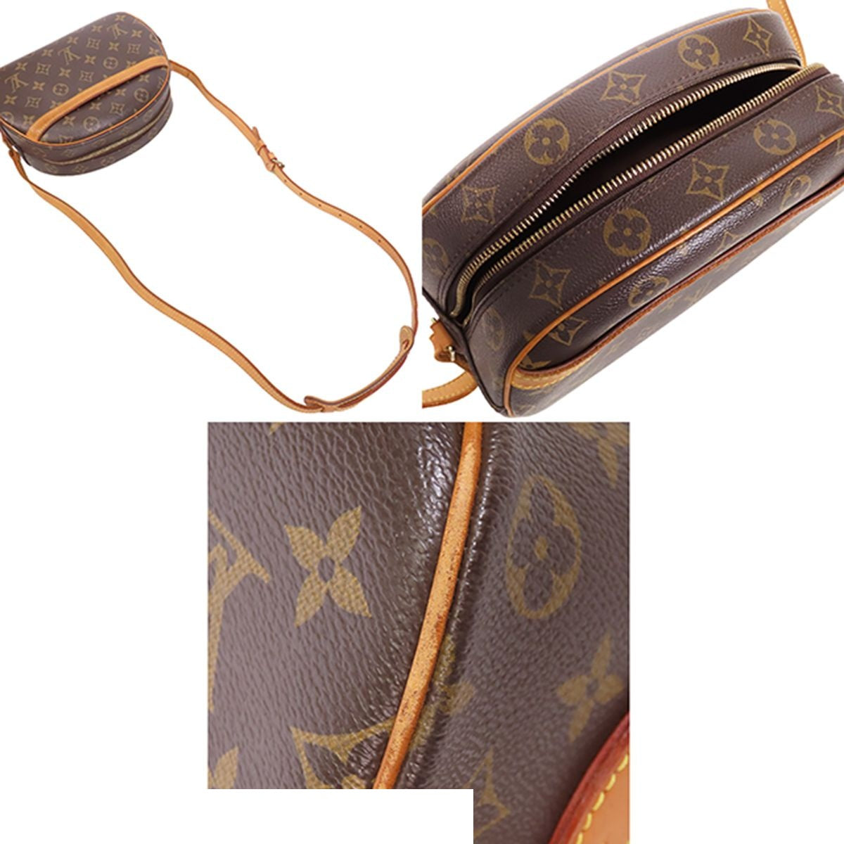 Louis Vuitton Blois Brown Monogram Canvas Shoulder Bag — view 4