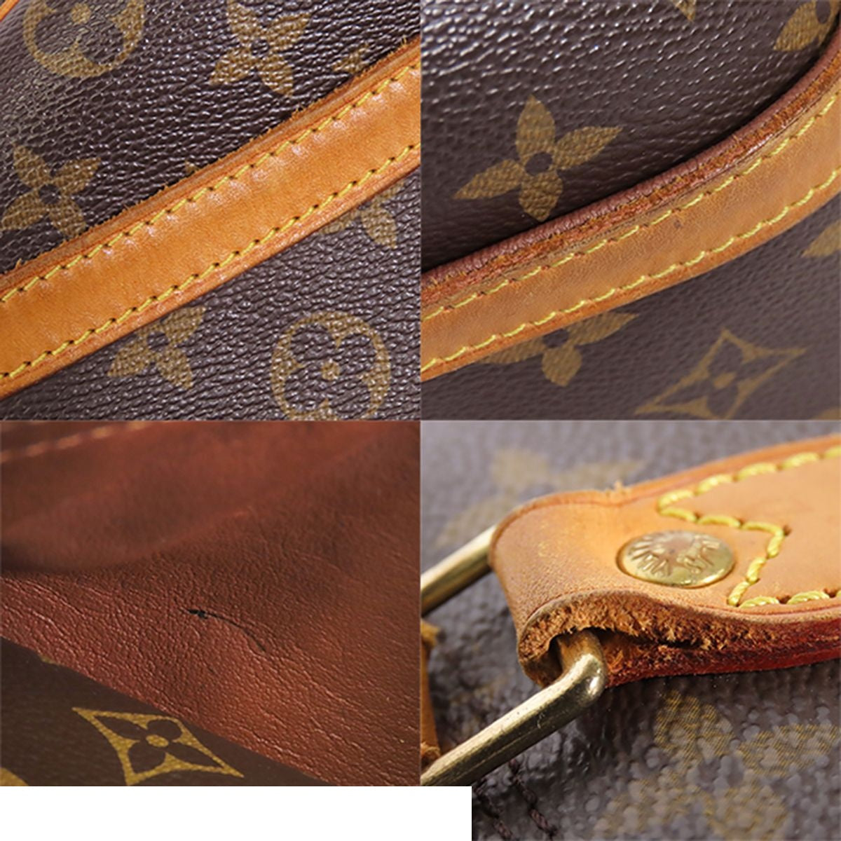 Louis Vuitton Blois Brown Monogram Canvas Shoulder Bag — view 5