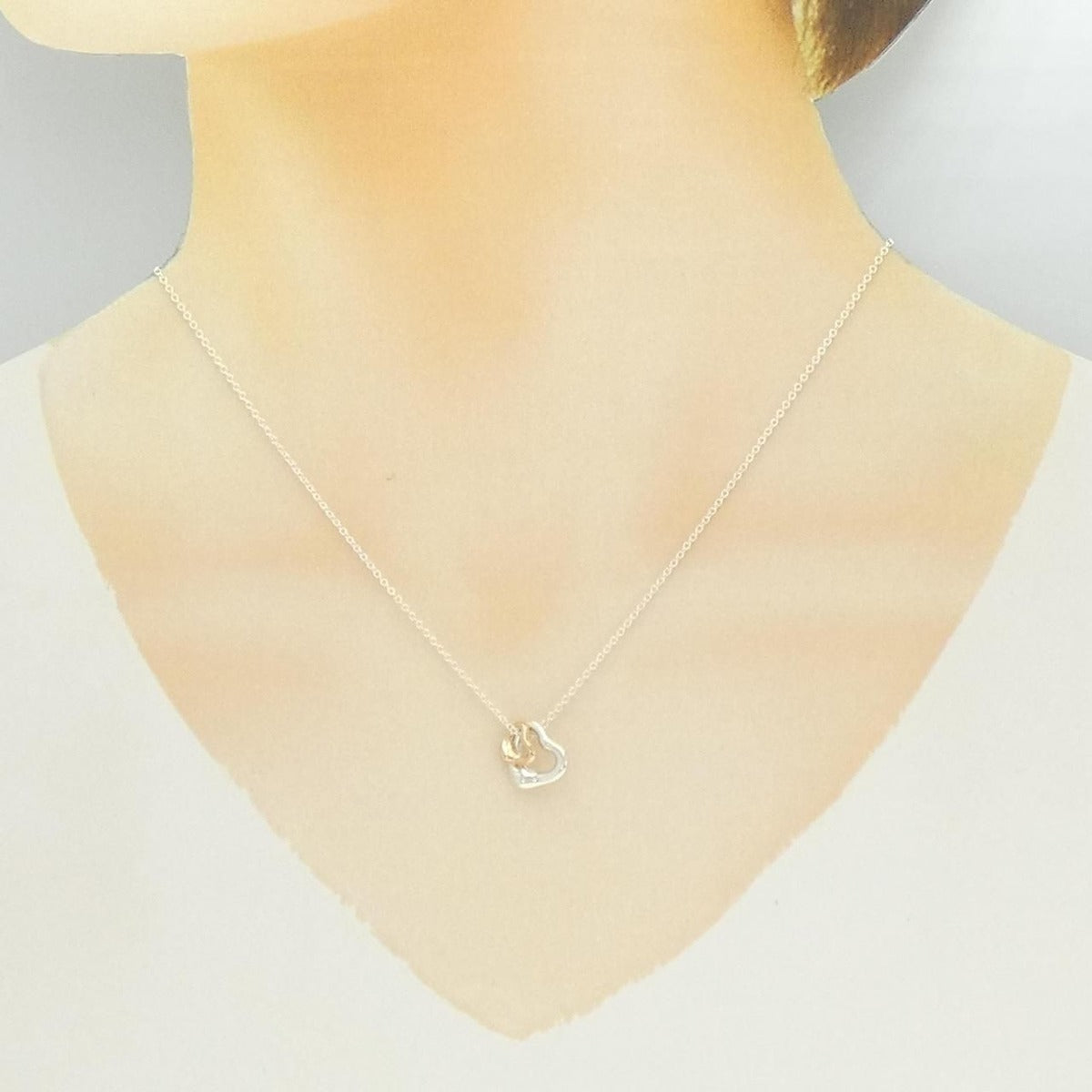 Tiffany & Co. Open Heart Extra Mini Necklace — view 6