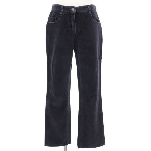 Chanel Pants Cotton Velvet