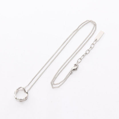 Saint Laurent Paris Necklace Cassandra Silver Stainless Steel — view 2